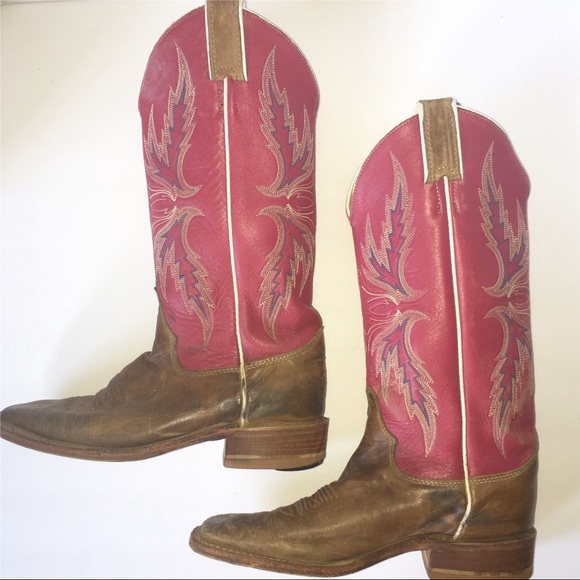 women's pink western boots